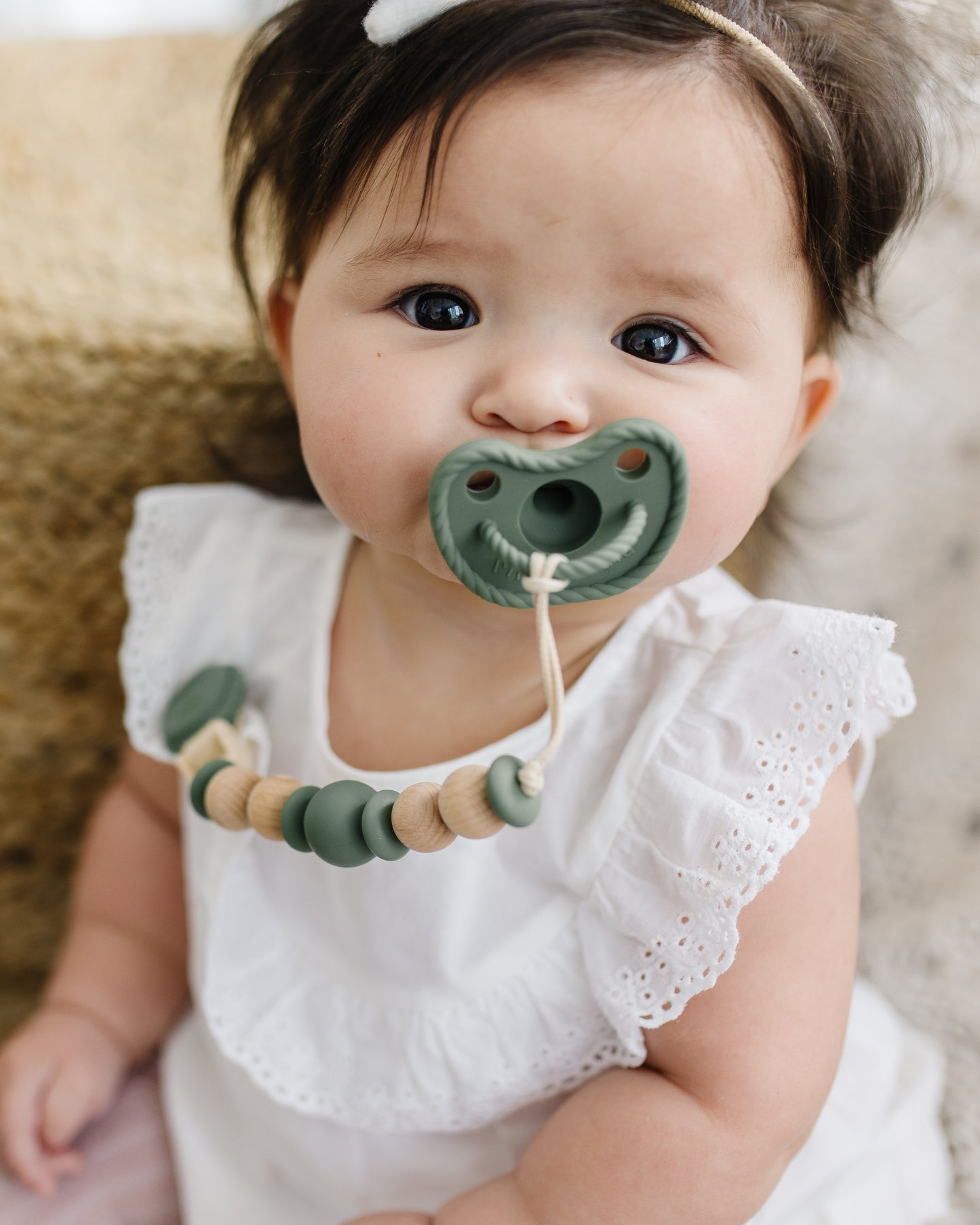 Slant Shape Silicone Pacifiers (Set of 2)