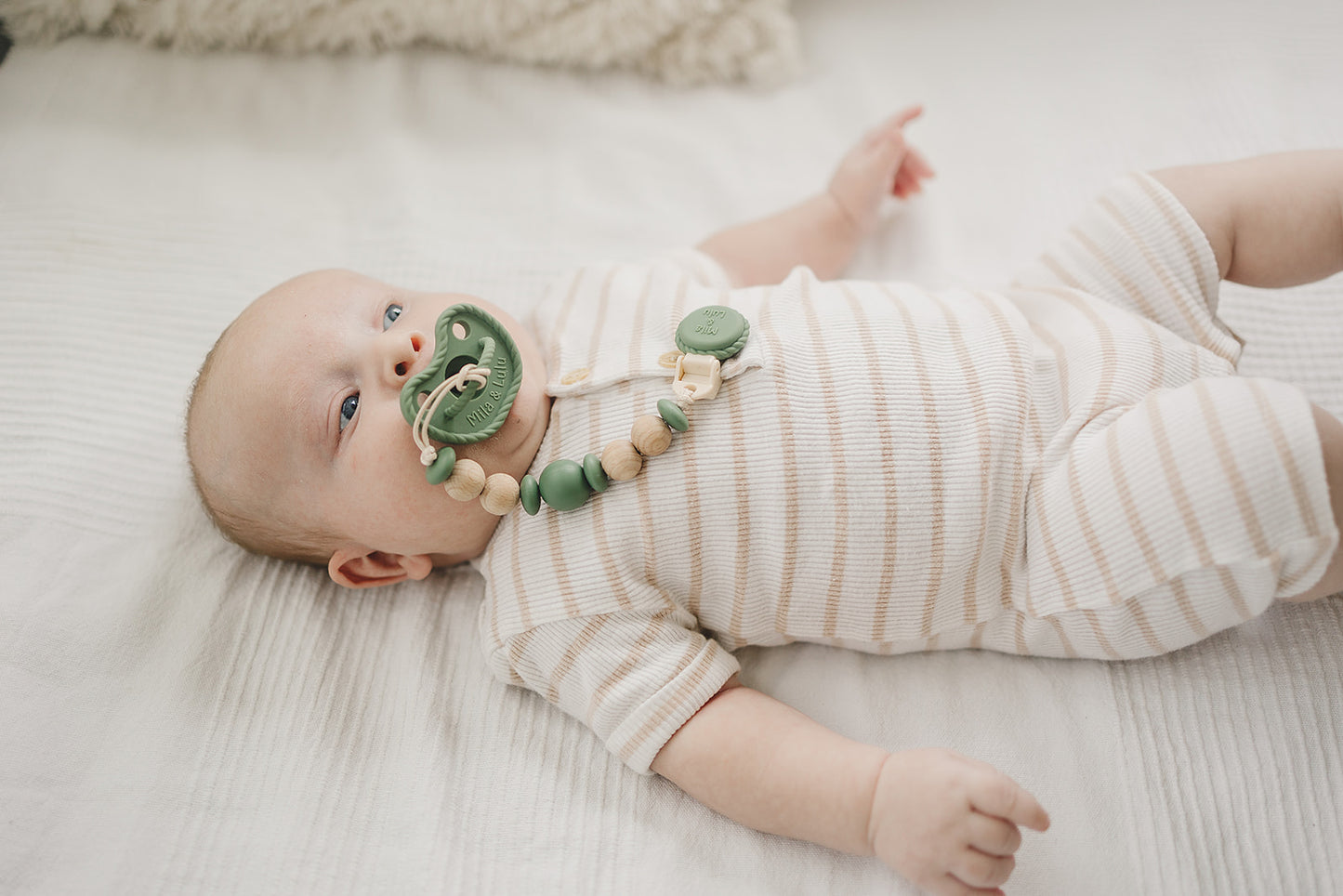 Slant Shape Silicone Pacifiers (Set of 2)