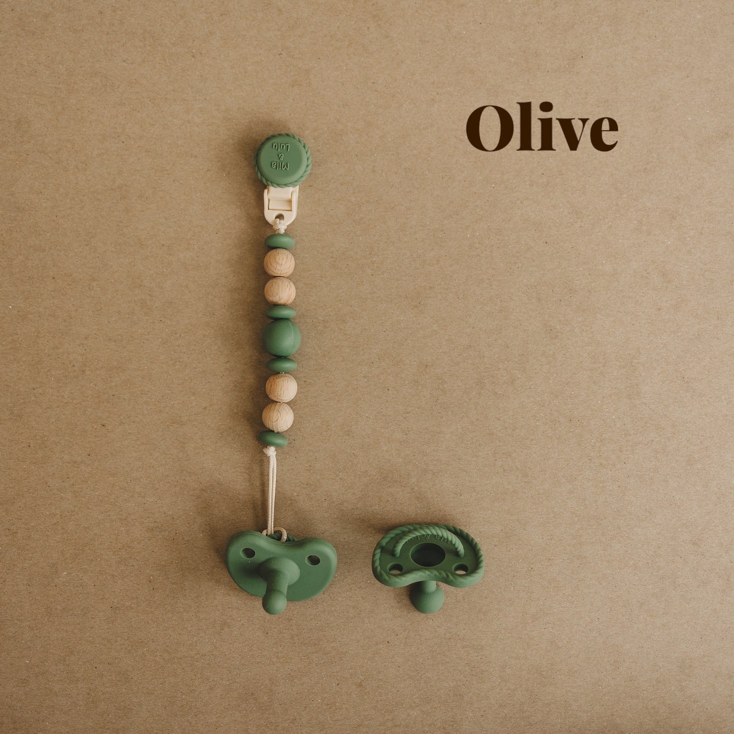 Slant Shape Silicone Pacifiers (Set of 2)