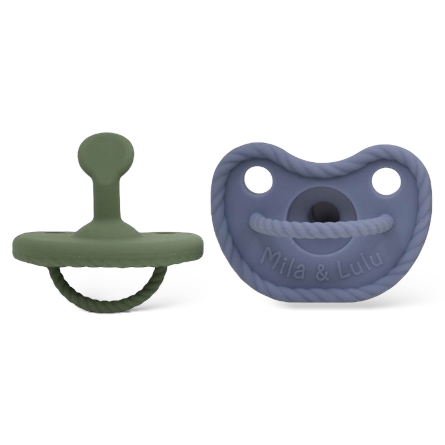 Slant Shape Silicone Pacifiers (Set of 2)
