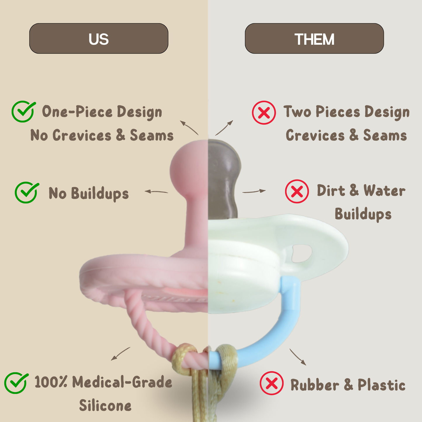 mila & lulu best best baby pacifiers