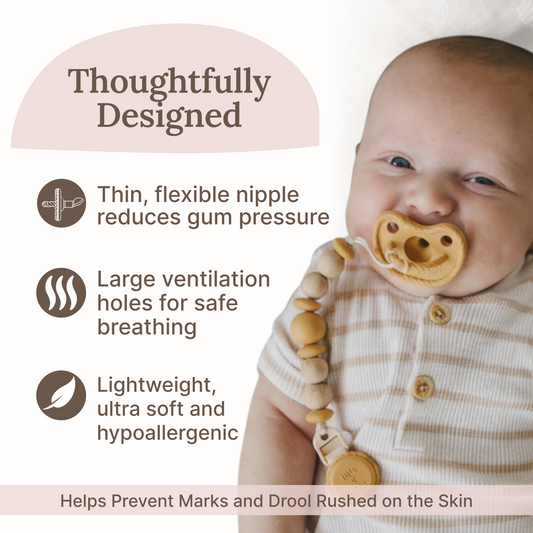 Mila & Lulu best pacifiers for newborns, orthodontic pacifier, silicone pacifiers