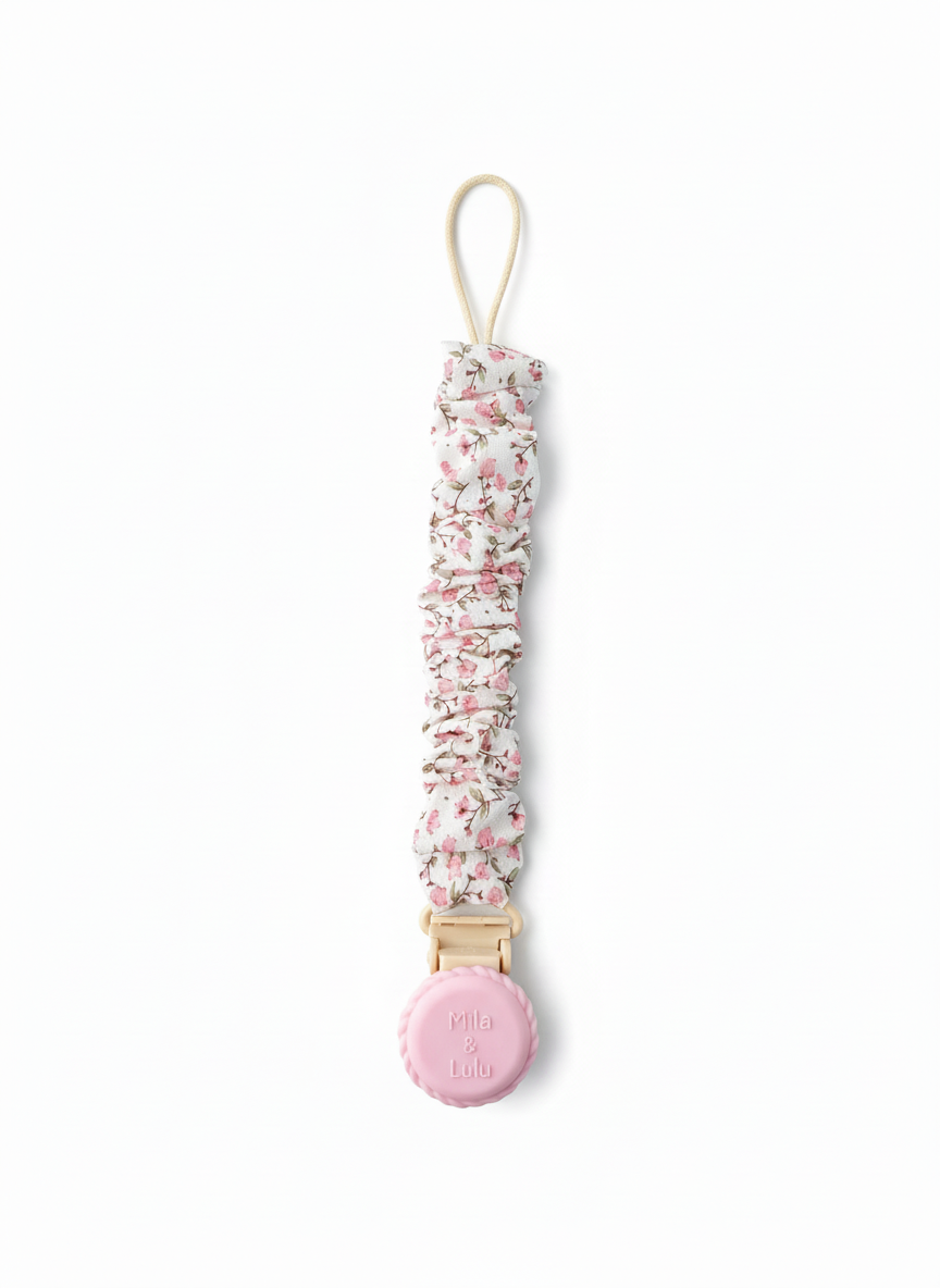 Metal-Free Muslin Cotton and Silicone Pacifier Clips