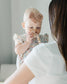 Minimak silicone pacifiers and clips sets in neutral colors for babies