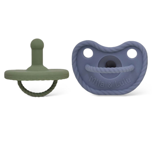 Round Shape Silicone Pacifiers (Set of 2)