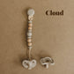 Metal-Free Beaded Silicone and Breech Wood Pacifier Clips