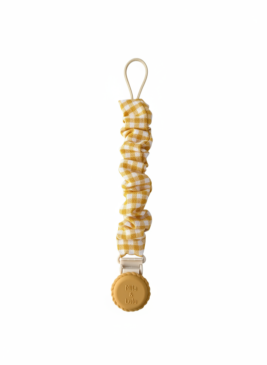 Metal-Free Muslin Cotton and Silicone Pacifier Clips