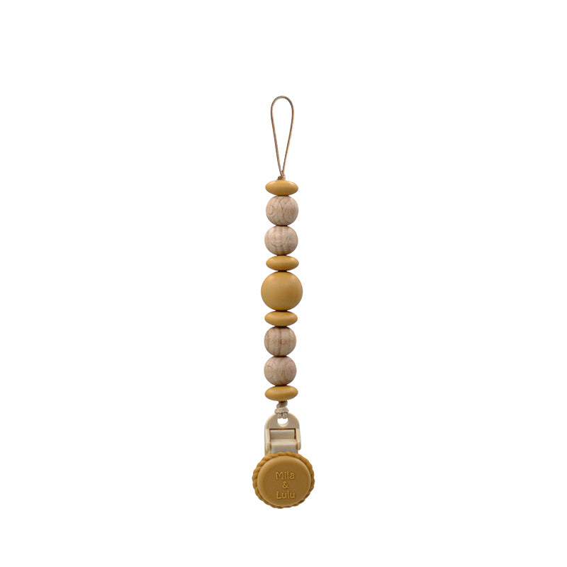 Metal free, plastic free and rust free Sun silicone pacifier clip