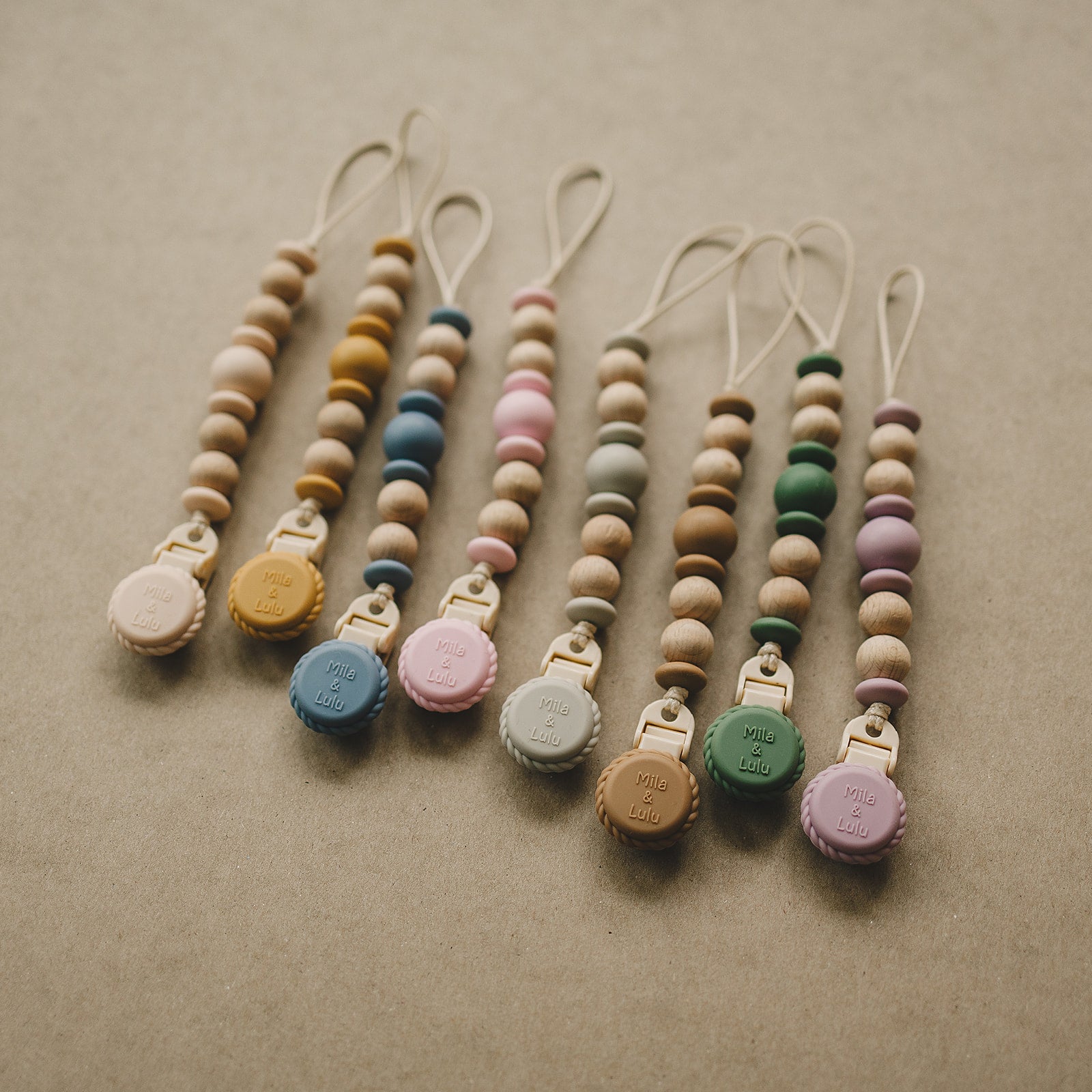 metal free and rust free pacifier clips