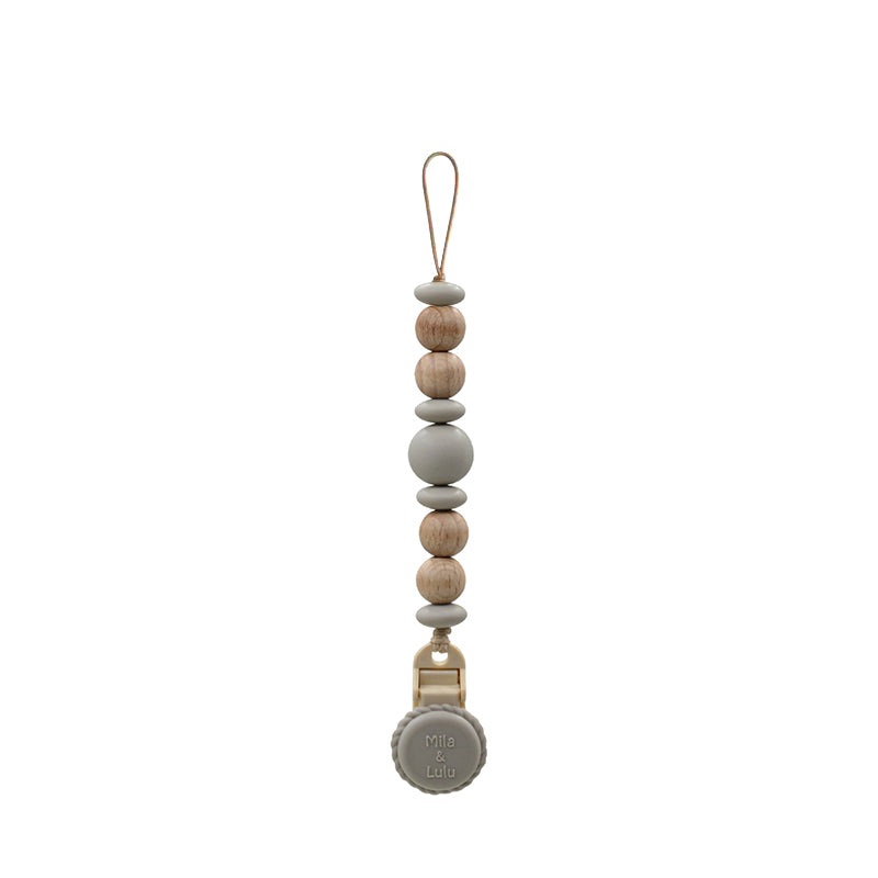 Metal free, plastic free and rust free Cloud silicone pacifier clip